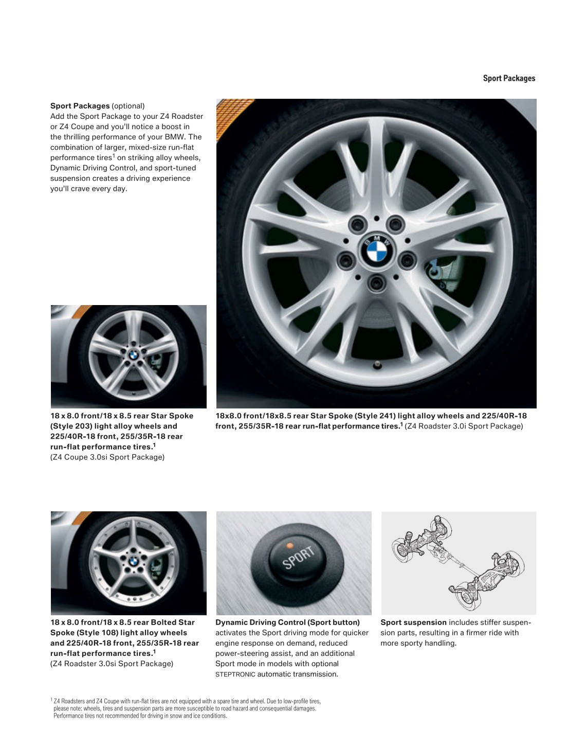 2008 BMW Z4 Brochure Page 17